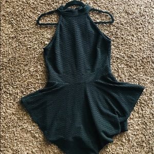 One Piece Black Romper